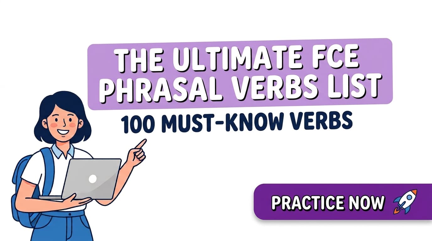The Ultimate FCE Phrasal Verbs List (100 Must-Know)