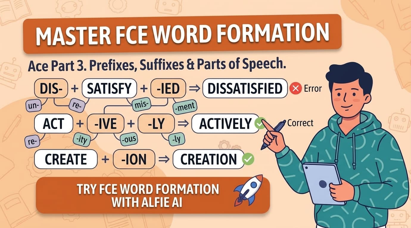FCE Use of English Part 3 Exercises & Answers